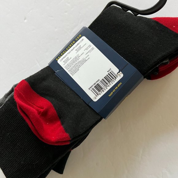 POLO RALPH LAUREN 3 Pairs Men's Dress Socks NIP Size OSFM - Picture 2 of 6